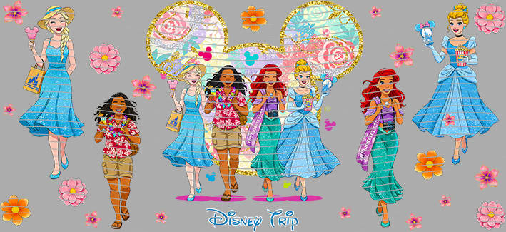 16oz Disney style-D-946